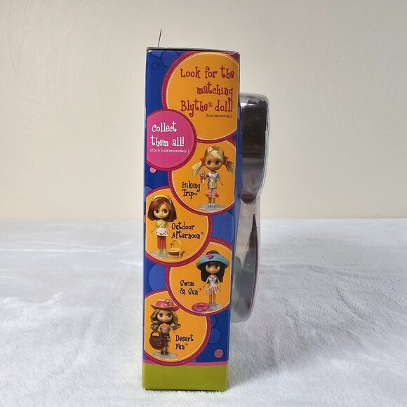 Hasbro Littlest Pet Shop #1849 Snake Blythe Pink Red Spots Stripes LPS NEW 2010 - Picture 5 of 8